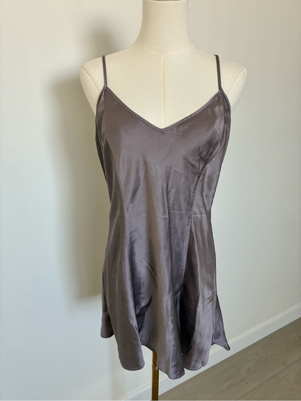 Y2K Vintage Victoria's Secret Satin Slip Dress in Mauve